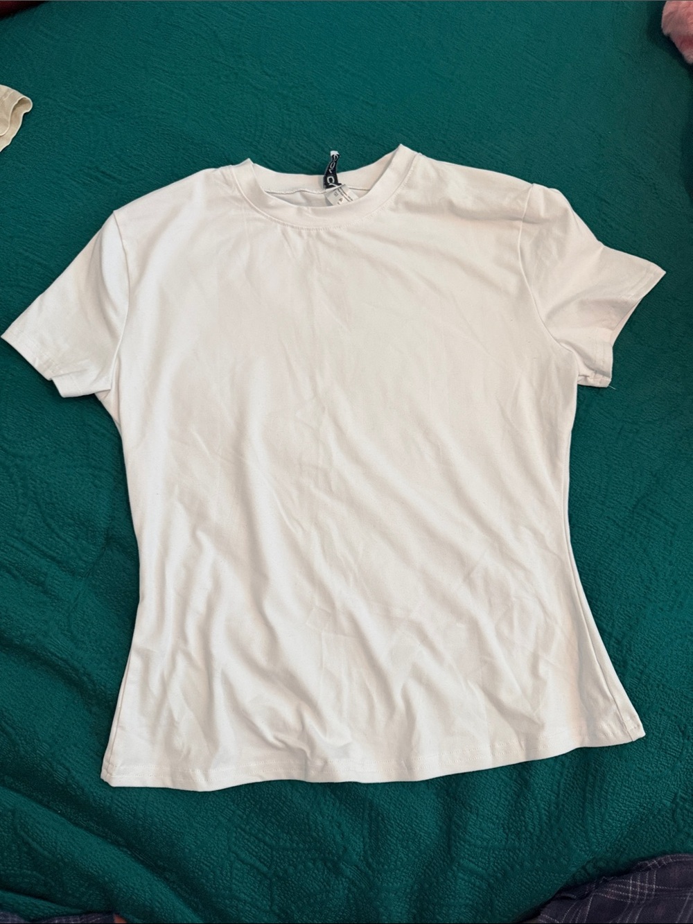 NWOT White Tight Tee